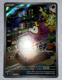 Pokemon TCG Fuecoco 201/193 Paldea Evolved Full Art Holo - Image 3
