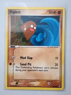 Diglett 50/100 Pokemon TCG EX Crystal Guardians Common Moderate Play MP - Image 1