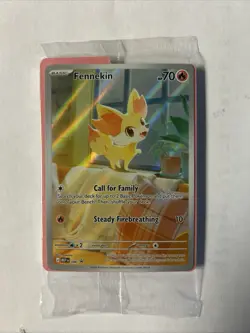 Pokemon Fennekin 080 SEALED Chaos Rising Promo Illustration Rare NM - Image 1