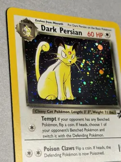Pokemon TCG Dark Persian 17/53 Black Star Holo Promo 2000 - Image 3