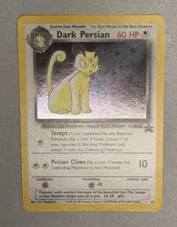 Pokemon TCG Dark Persian 17/53 Black Star Holo Promo 2000 - Image 5