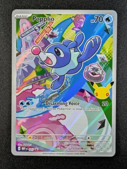 2025 Pokemon POPPLIO #045 Black Star Promo First Partner Illus Coll Series 1 (B) - Image 1