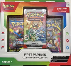 Pokemon TCG First Partner Illustration Collection Series 1 Promo Box English - Image 1