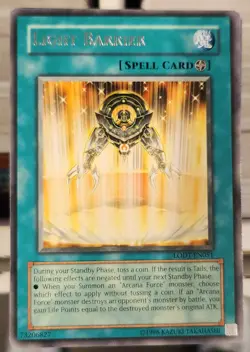 YUGIOH UNLIMITED LODT-EN051 LIGHT BARRIER RARE NM (NEAR-MINT) - Image 1