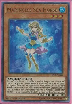 Yugioh RIRA-EN003 Marincess Sea Horse Ultra Rare Near Mint 1st Edition - Image 1