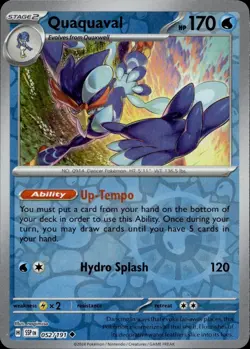 Quaquaval 052/191 Uncommon Surging Sparks Pokemon Near Mint - Image 1