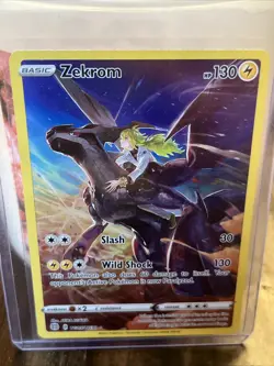 Zekrom Pokemon TG05/TG30 Nm Brilliant Stars Trainer Gallery Holo - Image 1