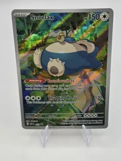 Snorlax 051 Sv: Scarlet & Violet 151 ETB Promo Pokemon Card Full Art - NM - Image 2