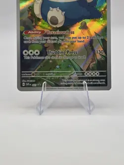 Snorlax 051 Sv: Scarlet & Violet 151 ETB Promo Pokemon Card Full Art - NM - Image 3