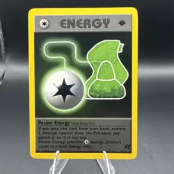 Pokemon Potion Energy 82/82 Team Rocket 1st Edition NM - Image 1