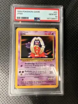 The Pokemon Company Jynx 031/102 Base Set Uncommon Regular 70 HP PSA 10 English - Image 1