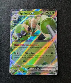 2023 Pokemon Scarlet And Violet Base Set Spidops EX Holo 019/198 NM - Image 1