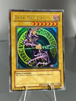 Yugioh Dark Magician SDY-006 Starter Deck Yugi Ultra Rare MP - Image 1
