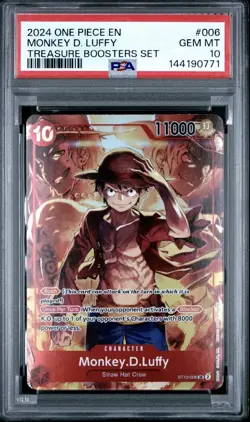 Monkey.D.Luffy (Treasure Booster Set) ST10-006 One Piece Promotion Cards Foil - Image 1