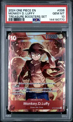 Monkey.D.Luffy (Treasure Booster Set) ST10-006 One Piece Promotion Cards Foil - Image 1