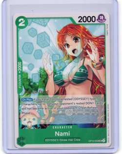 One Piece Stamped Release Event Card Nami OP10-033 NM - Image 1