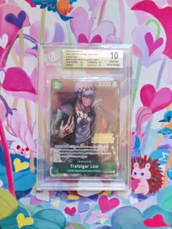 Trafalgar Law (Offline Regional 2023) [Finalist] OP02-035 One Piece Promo BGS 10 - Image 1