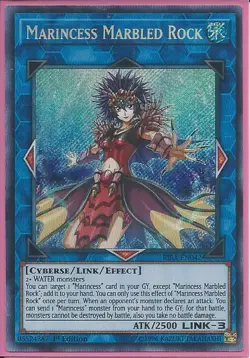Yugioh RIRA-EN042 Marincess Marbled Rock Secret Rare Near Mint 1st Edition - Image 1