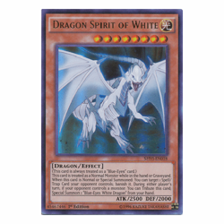 Yugioh SHVI-EN018 Dragon Spirit of White Ultra Rare Unlimited - Near Mint - Image 1