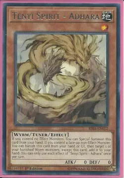 1x Yugioh RIRA-EN012 Tenyi Spirit - Adhara Rare Near Mint 1st Edition - Image 1