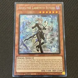 Arias the Labrynth Butler AGOV-EN017 1st Edition Secret Rare Yu-Gi-Oh! - Image 1