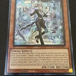 Arias the Labrynth Butler AGOV-EN017 1st Edition Secret Rare Yu-Gi-Oh! - Image 2