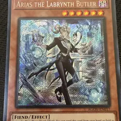 Arias the Labrynth Butler AGOV-EN017 1st Edition Secret Rare Yu-Gi-Oh! - Image 3