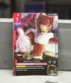 Gundam Card Game Athrun Zala - ST04-011 Common + English Foil Edition - Image 1