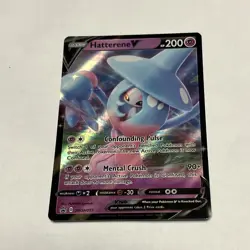 Hatterene v SWSH055 Holo Promo Pokemon TCG Card LP FREE SHIP - Image 1