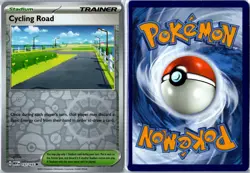 Pokemon Card - Cycling Road 157/165 151 Uncommon Reverse Holo Near Mint - Image 3