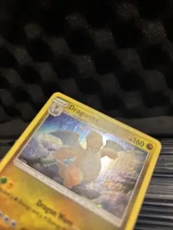 D13 Pokemon Sun & Moon Dragonite Card 96/149 Cosmos Holo Light Holo Scratches LP - Image 2