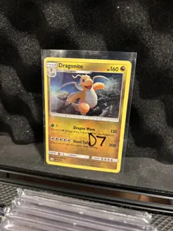 D7 Pokemon Sun & Moon Dragonite Card 96/149 Cosmos Holo Light Holo Scratches LP - Image 1