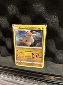D11 Pokemon Sun & Moon Dragonite Card 96/149 Cosmos Holo Light Holo Scratches LP - Image 1