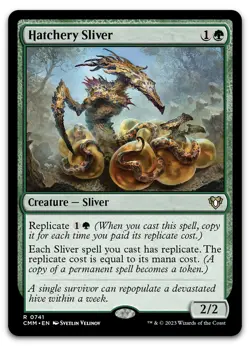 Hatchery Sliver #741 (LP) Commander Masters CMM Magic MTG - Image 1