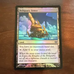 Wizards Magic: The Gathering Reliquary Tower Conflux Foil Land Jesper Ejsing - Image 1