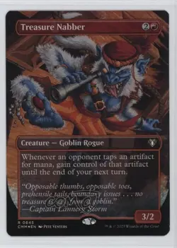 Borderless - Treasure Nabber Foil Magic: Commander Masters CMM #0645 - Image 1