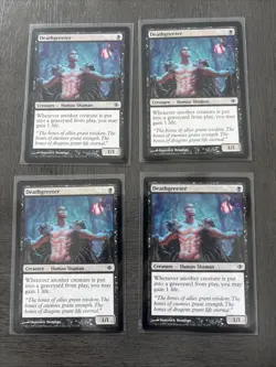 MTG Shards Of Alara Deathgreeter x4 UNPLAYED Near Mint - Image 1