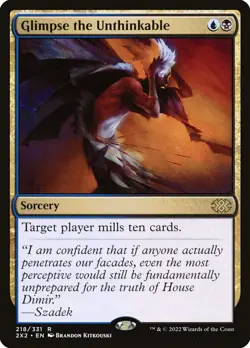 Glimpse the Unthinkable R Double Masters 2022 218 Normal NM - Image 1