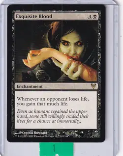 Exquisite Blood (#102) * Avacyn Restored MTG - Damaged - Image 1