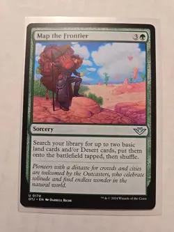 Map the Frontier - Outlaws of Thunder Junction - LP - Uncommon - Sorcery - MTG - Image 1