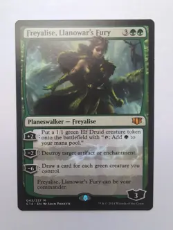 MTG Freyalise, Llanowar's Fury (C14) Commander 2014 Regular Mythic 043/337 - Image 1