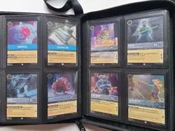 Lorcana Rise of the Floodborn FOIL FULL SET in Top Deck Binder 204 Card Set! - Image 1