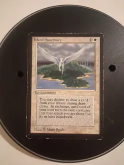 Island Sanctuary MTG Magic the Gathering Mark Poole 1993 100% Authentic - Image 3