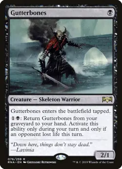 Gutterbones | FOIL | MTG Ravnica Allegiance #076 | M/NM - Image 1