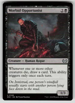 Morbid Opportunist U Commander: Duskmourn: House of Horror 148 NM - Image 1