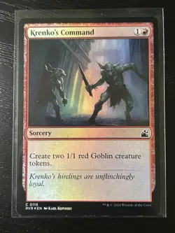 MTG Krenko's Command Ravnica Remastered Foil #115 - Image 1