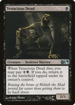Tenacious Dead Foil Magic 2014 118 NM MTG - Image 1