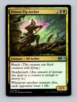 Poison-Tip Archer Core Set 2019 Non-Foil MTG NM - Image 1