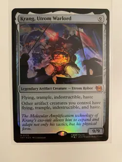 Wizards of the Coast Krang, Utrom Warlord Legendary Artifact Creature Holo TMT … - Image 1