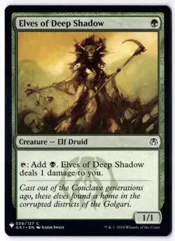 Elves of Deep Shadow PLST 56 Magic: The Gathering C NM - Image 1